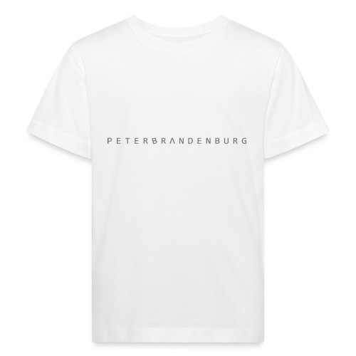 Schriftzug Peter Brandenburg ohne Hintergrund - Kinder Bio-T-Shirt