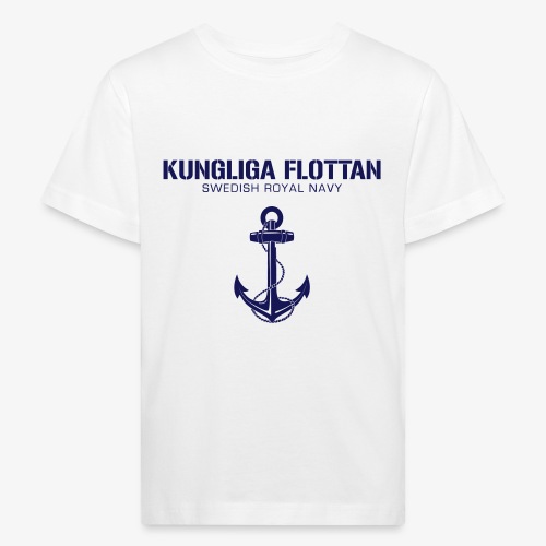 Kungliga Flottan - Swedish Royal Navy - ankare - Ekologisk T-shirt barn
