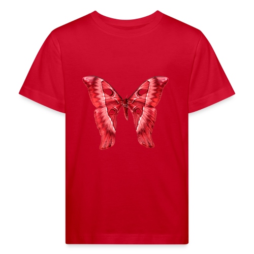 Herkules Falter Rot - Kinder Bio-T-Shirt