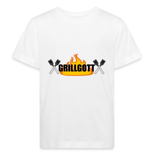 Grillgott Meister des Grillens - Kinder Bio-T-Shirt