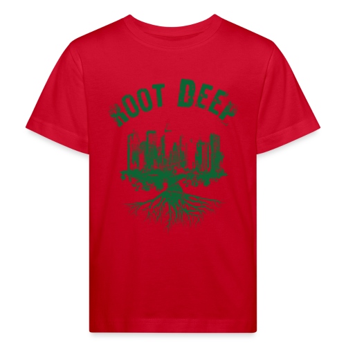 Root deep Urban grün - Kinder Bio-T-Shirt
