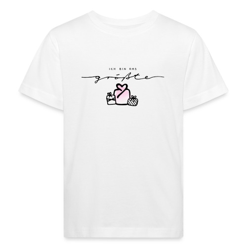 Das größte Geschenk / pink – Baby Kollektion - Kinder Bio-T-Shirt