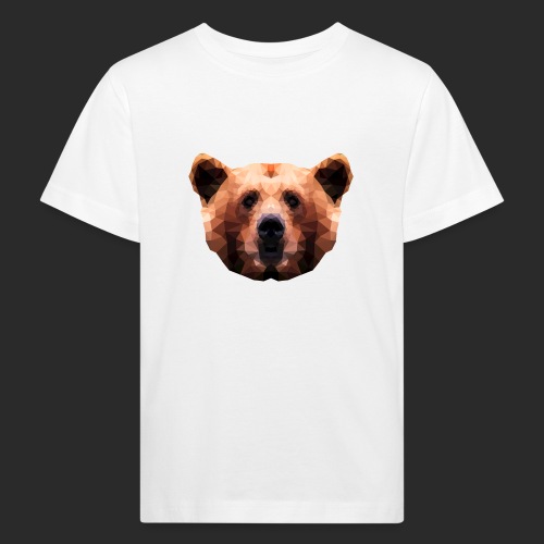 Low-Poly Bear - Kinder Bio-T-Shirt