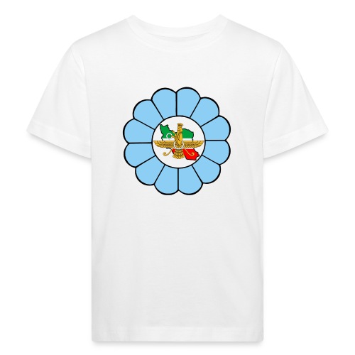Faravahar Iran Lotus Colorful - Camiseta ecológica niño