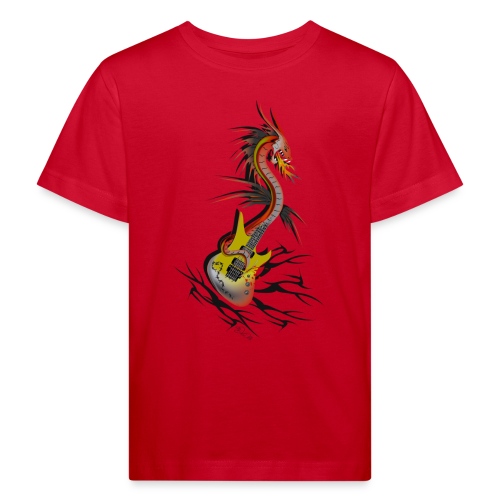 Guitar Dragon - Kinder Bio-T-Shirt