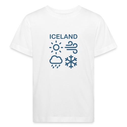 HUH! Iceland / Weather (Full Donation) - Kids' Organic T-Shirt