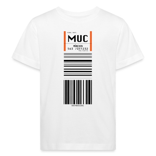 MUC- Flughafen München - Kinder Bio-T-Shirt