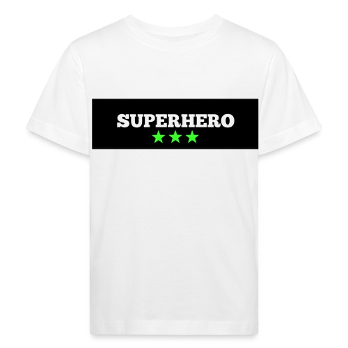 Lätzchen Superhero - Kinder Bio-T-Shirt