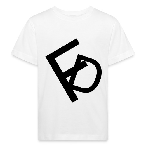 FactaDesign Logo Musta - Lasten luonnonmukainen t-paita