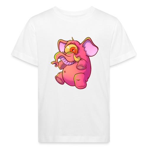 Elefanten Zyklop - Kinder Bio-T-Shirt