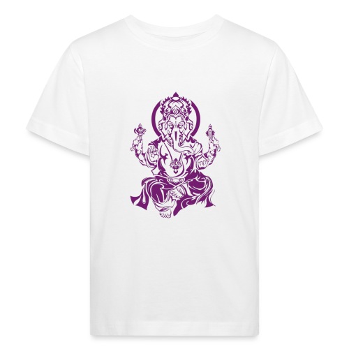 Ganesha Glücksgott - Kinder Bio-T-Shirt