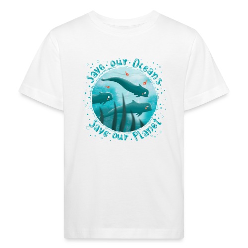 Save our Oceans - Save our Planet - Grindwale - Kinder Bio-T-Shirt