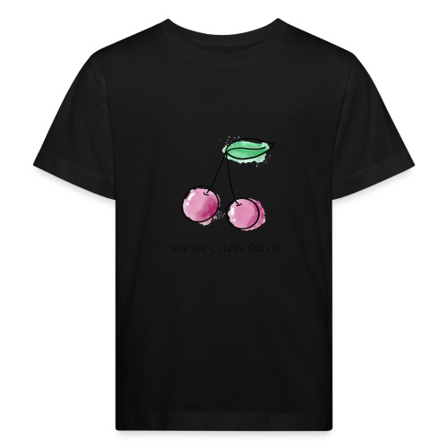 Fruit Puns n°1 Cherry Sweet - Kinder Bio-T-Shirt