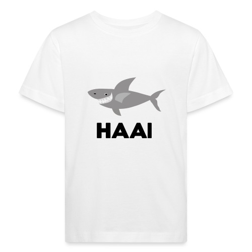 haai hallo hoi - Kinderen Bio-T-shirt