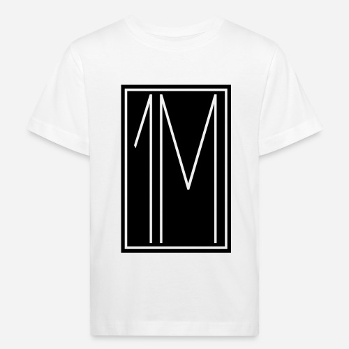 1M/One MVMNT Logo schwarz - Kinder Bio-T-Shirt