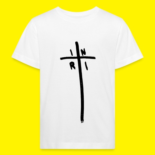 Cross - INRI (Jesus of Nazareth King of Jews) - Kids' Organic T-Shirt