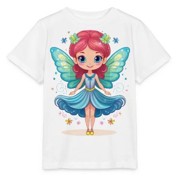 Niedliche Fantasy Fee - Stanley/Stella Kinder T-Shirt MINI CREATOR  - Weiß - Vorne - Maike (125cm)