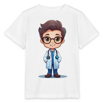 Doctor or doctor - Stanley/Stella MINI CREATOR Kids’ T-Shirt - white - Front - Maike (125cm)