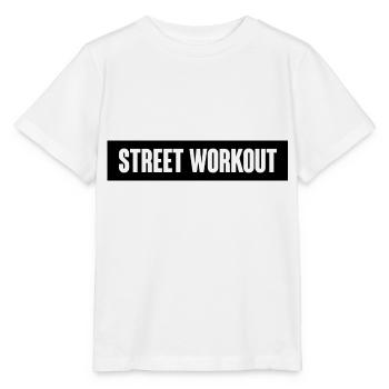 Citation de Street Workout - T-shirt bio MINI CREATOR Stanley/Stella Enfant - blanc - Devant - Maike (125cm)