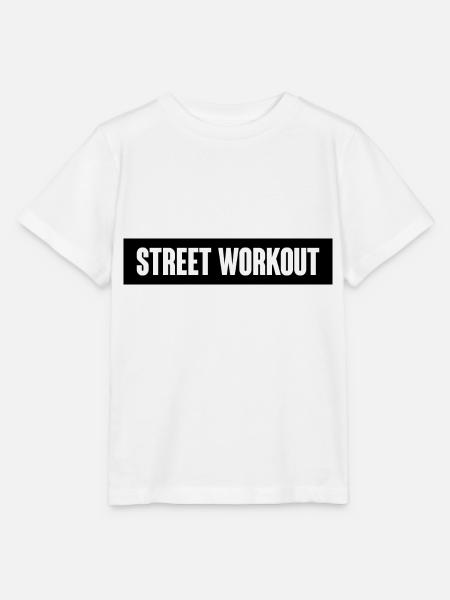 Street Workout Zitat - Stanley/Stella Kinder T-Shirt MINI CREATOR - Weiß