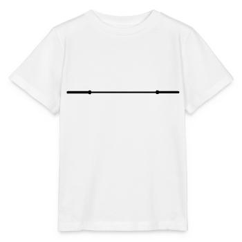 leere Langhantel - Stanley/Stella Kinder T-Shirt MINI CREATOR  - Weiß - Vorne - Maike (125cm)