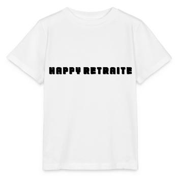 RETRAITE. RETRAITE. RETRAITEE. RETRAITE - T-shirt bio MINI CREATOR Stanley/Stella Enfant - blanc - Devant - Maike (125cm)