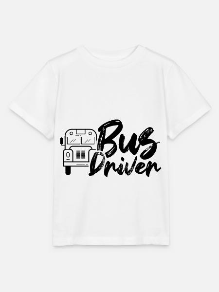 Busfahrer Bus Beruf Buslenker - Stanley/Stella Kinder T-Shirt MINI CREATOR - Weiß