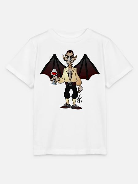 Vampir - Stanley/Stella Kinder T-Shirt MINI CREATOR  - Weiß