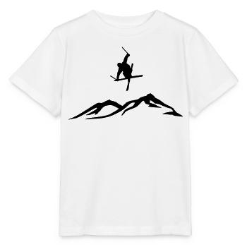 Ski freestyle - Stanley/Stella MINI CREATOR Kids’ T-Shirt - white - Front - Maike (125cm)