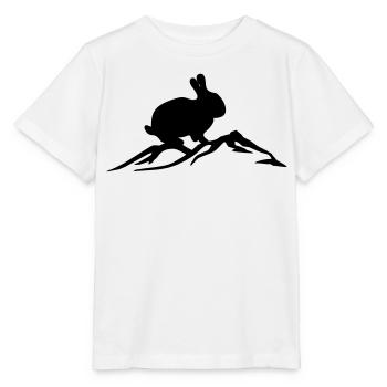 Lapin sur la montagne - T-shirt bio MINI CREATOR Stanley/Stella Enfant - blanc - Devant - Maike (125cm)