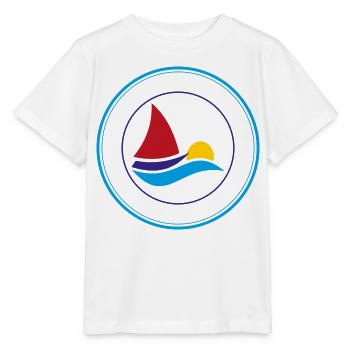sailboat - Stanley/Stella MINI CREATOR Kids’ T-Shirt - white - Front - Maike (125cm)