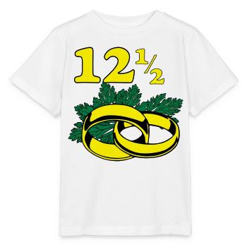 Petersilienhochzeit , Hochzeitstag (25) - Stanley/Stella Kinder T-Shirt MINI CREATOR  - Weiß - Vorne - Maike (125cm)