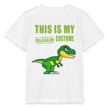 Dinosaurier Kostüm Fasching verkleiden humor funny - Stanley/Stella Kinder T-Shirt MINI CREATOR  - Weiß - Vorne - Maike (125cm)