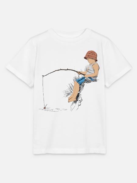 Angler - Stanley/Stella Kinder T-Shirt MINI CREATOR - Weiß