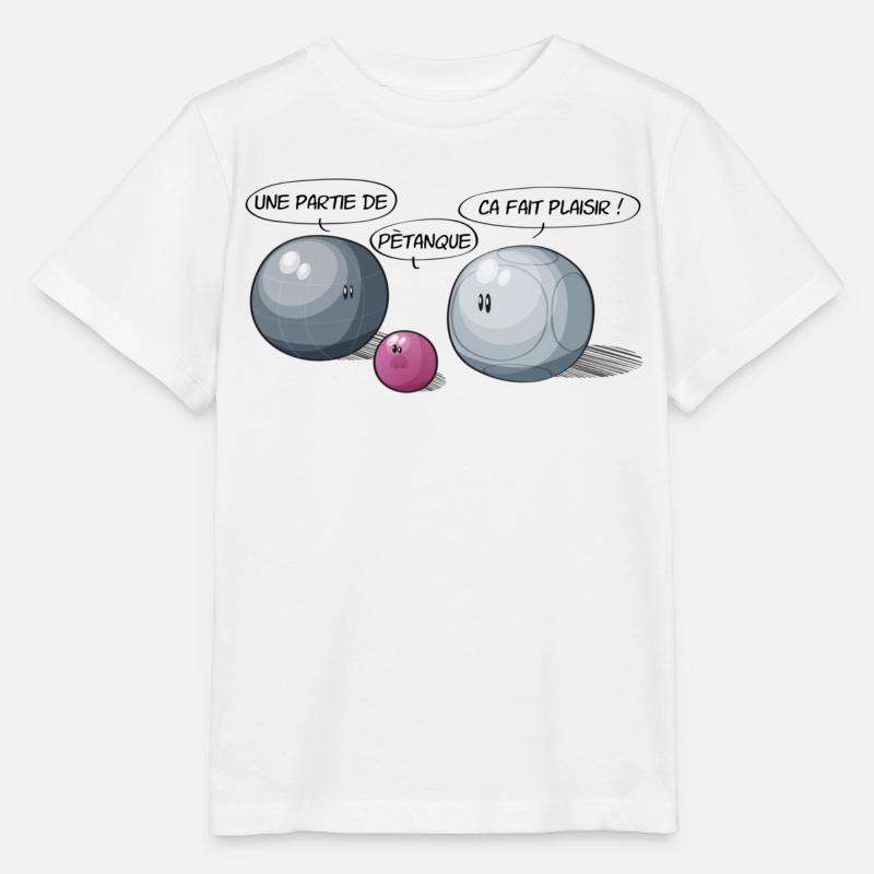 Une partie de petanque - Stanley/Stella Kinder T-Shirt MINI CREATOR  - Weiß