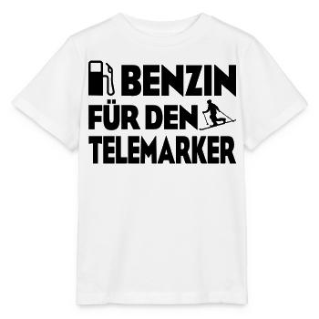 Benzin Telemarker - Stanley/Stella Kinder T-Shirt MINI CREATOR  - Weiß - Vorne - Maike (125cm)