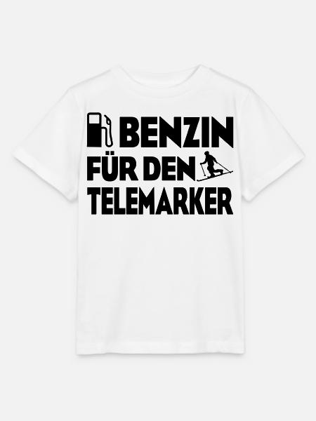 Benzin Telemarker - Stanley/Stella Kinder T-Shirt MINI CREATOR - Weiß