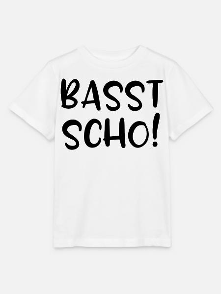 Basst scho, lustige Bayern - Stanley/Stella Kinder T-Shirt MINI CREATOR - Weiß