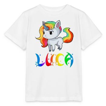 Einhorn Luca - T-shirt bio MINI CREATOR Stanley/Stella Enfant - blanc - Devant - Maike (125cm)