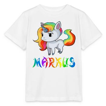 Einhorn Markus - Stanley/Stella Kinder T-Shirt MINI CREATOR  - Weiß - Vorne - Maike (125cm)