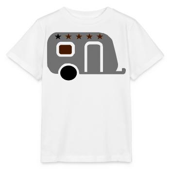 caravan - Stanley/Stella MINI CREATOR Kids’ T-Shirt - white - Front - Maike (125cm)