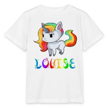 Einhorn Louise - Stanley/Stella Kinder T-Shirt MINI CREATOR  - Weiß - Vorne - Maike (125cm)