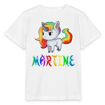Unicorn Martine - Stanley/Stella MINI CREATOR Kids’ T-Shirt - white - Front - Maike (125cm)