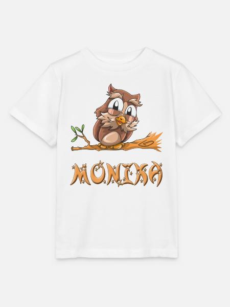 Eule Monika - Stanley/Stella Kinder T-Shirt MINI CREATOR - Weiß