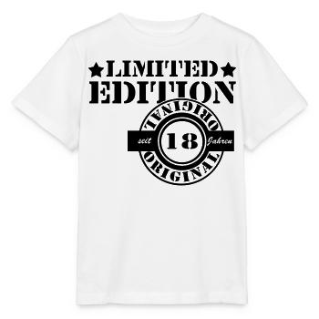 18. Geburtstag ,Volljährig , org.lim.(25) - Stanley/Stella Kinder T-Shirt MINI CREATOR  - Weiß - Vorne - Maike (125cm)