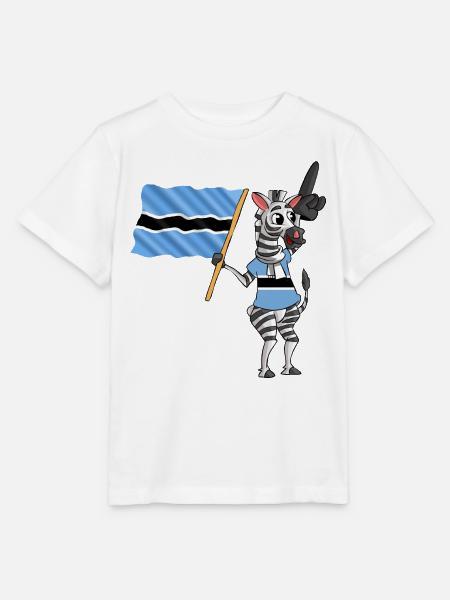 Botsuaner Zebra - Stanley/Stella Kinder T-Shirt MINI CREATOR - Weiß