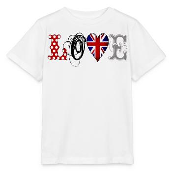 Love UK Black - Stanley/Stella Kinder T-Shirt MINI CREATOR  - Weiß - Vorne - Maike (125cm)