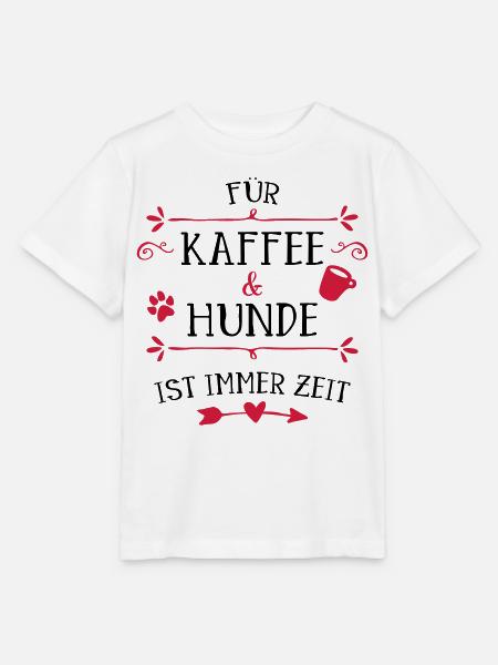 Herzpfote Kaffee Rahmen - Stanley/Stella Kinder T-Shirt MINI CREATOR  - Weiß