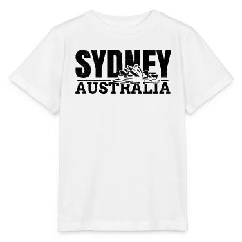 Sydney Australie - T-shirt bio MINI CREATOR Stanley/Stella Enfant - blanc - Devant - Maike (125cm)