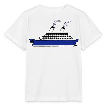 Schiff - Stanley/Stella Kinder T-Shirt MINI CREATOR  - Weiß - Vorne - Maike (125cm)